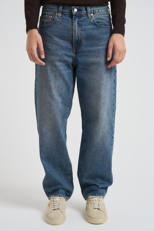 Jeans uomo 568 in denim medio scuro