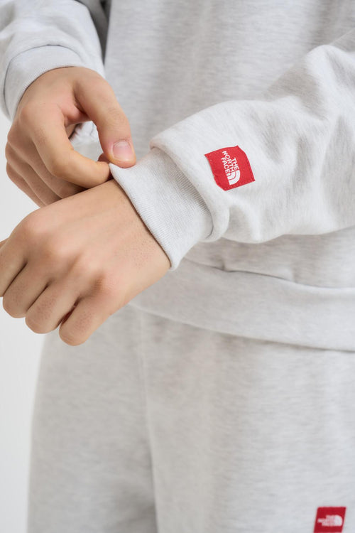 Felpa uomo grigio chiaro Red Box - 2