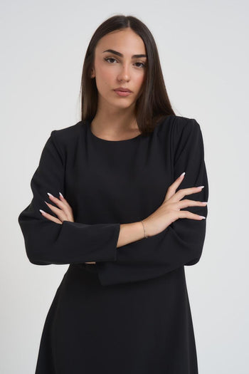 Abito donna corto nero - 3