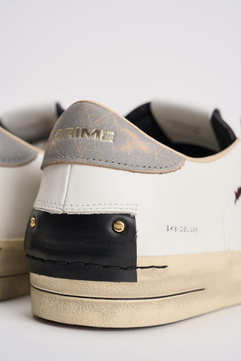 Sneakers uomo Sk 8 bianche e marroni - 9