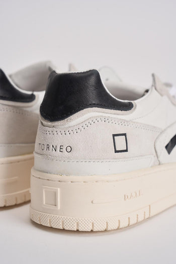 Sneakers uomo Torneo bianche e nere - 8
