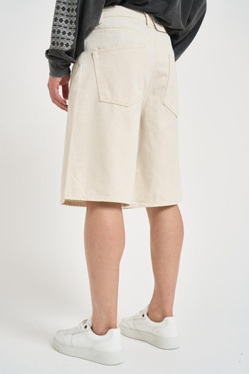 Bermuda uomo in denim burro - 4