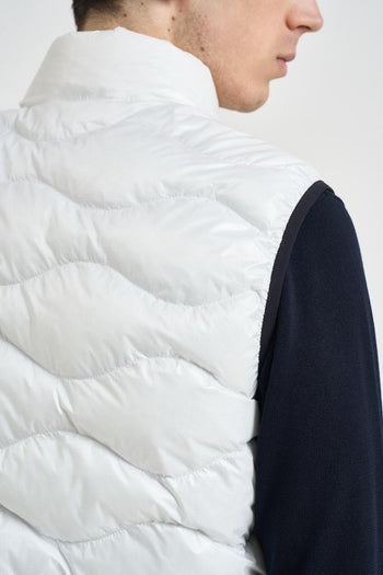 Giubbotto uomo smanicato bianco - 5
