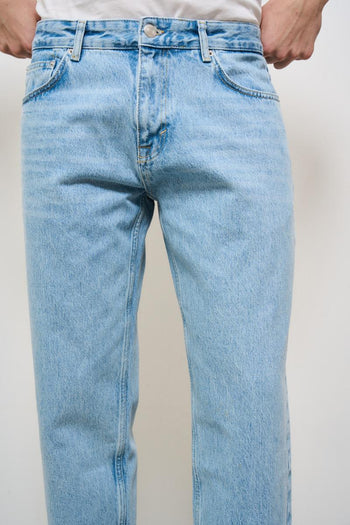 Jeans uomo regular in denim chiaro - 4