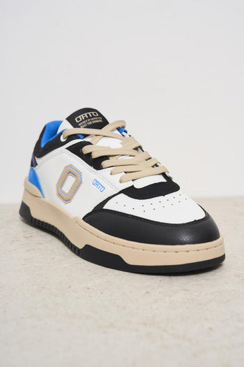 Sneakers uomo Eclipse bianca, blu e nera - 4