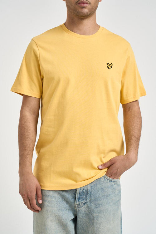 T-shirt uomo girocollo gialla