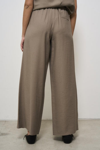 Women's palazzo trousers dove grey - 3