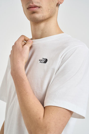 T-shirt uomo girocollo bianca - 4