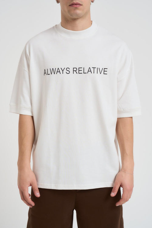 T-shirt Oversize Con Orlo Diviso - Italia - Foto 4