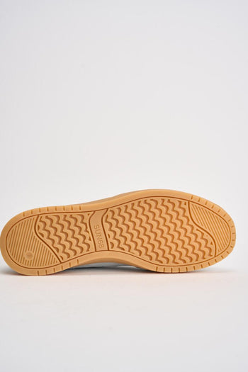 Sneakers donna in suede celeste - 9