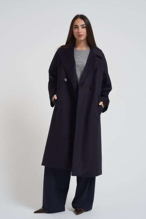 Cappotto donna Resina blu