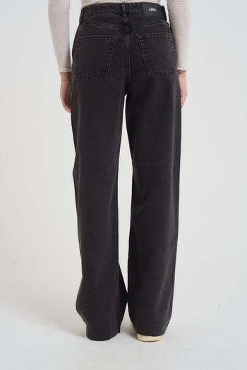 Jeans donna nero a palazzo - 3