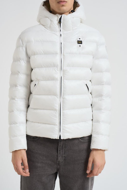 Piumino uomo trapuntato bianco