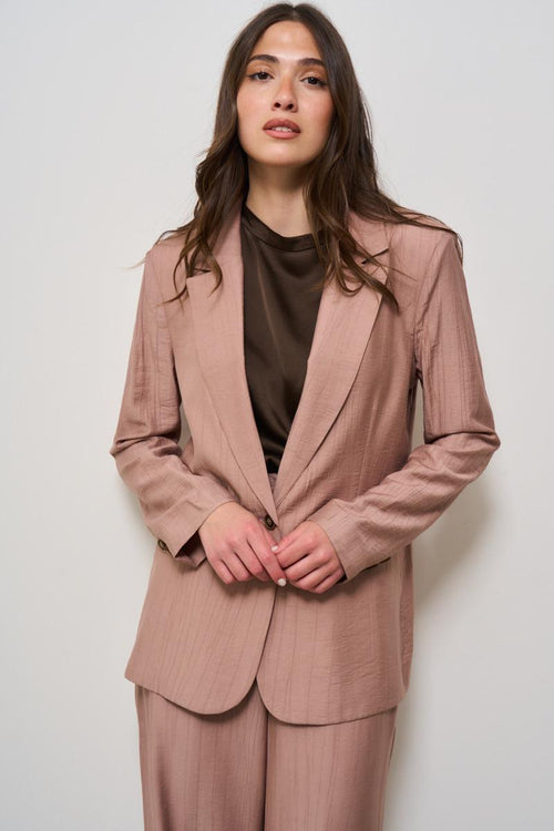 Abito donna goffrato rosa - 2