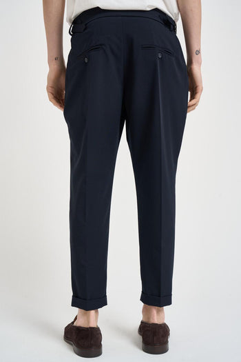 Pantalone uomo sartoriale blu - 3