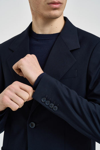 Giacca uomo monopetto blu - 4