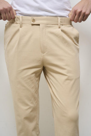 Pantalone uomo regular fit beige - 9