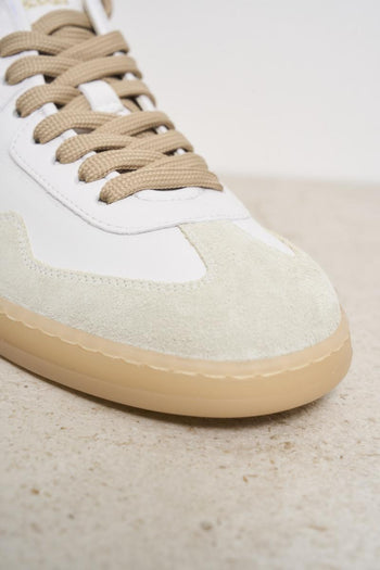 Sneakers uomo Jordan bianca e marrone - 5