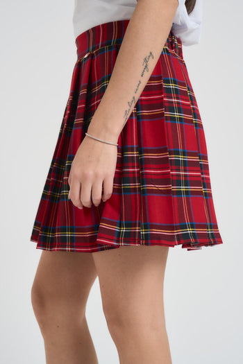 Gonna donna plissettata tartan - 3