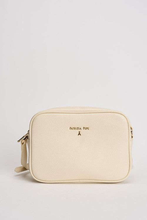 Borsa donna a tracolla panna