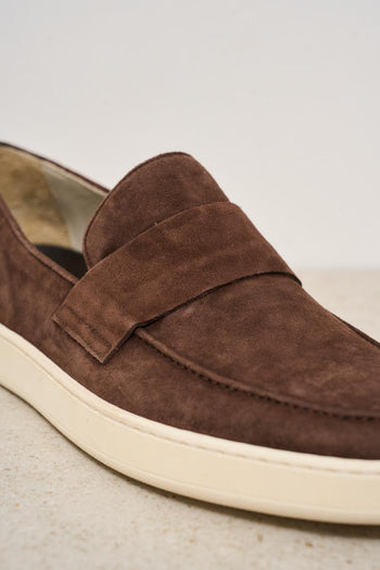 Mocassino uomo 1940 in suede marrone - 4