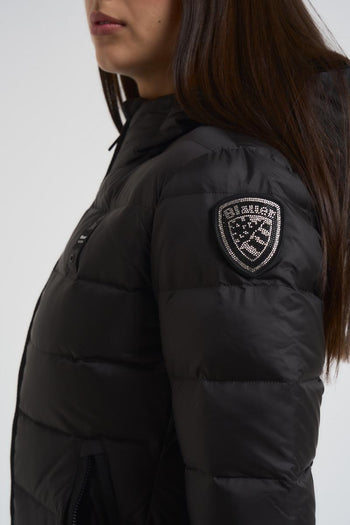 Piumino sfiancato donna nero - 4