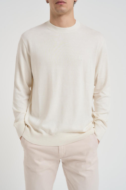 Maglia uomo girocollo burro