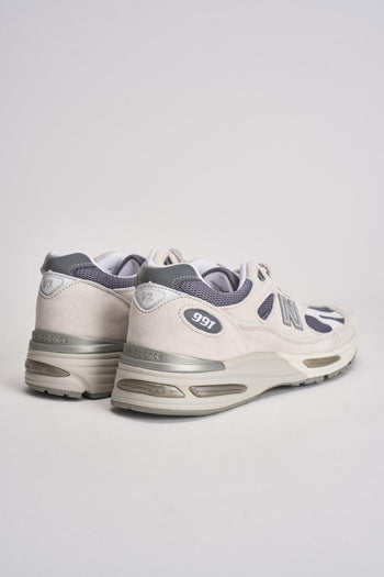 Sneakers uomo Made in UK 991v2 grigio - 7