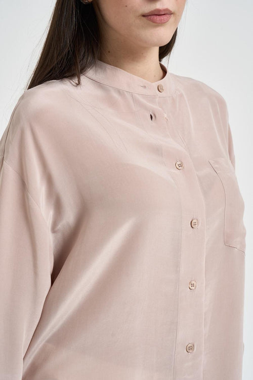 Camicia donna rosa pastello - 2