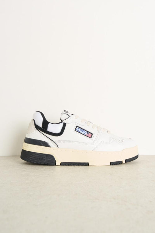 Sneakers uomo bianca con inserti neri - 1