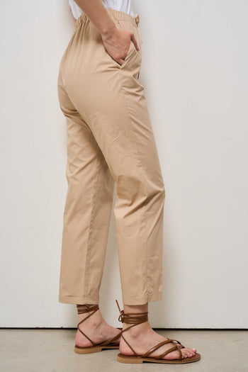 Pantalone donna beige slim fit - 5