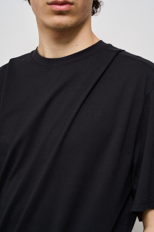 T-shirt uomo girocollo nera - 2