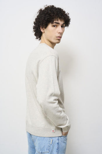 Men's crewneck sweatshirt light grey - 5