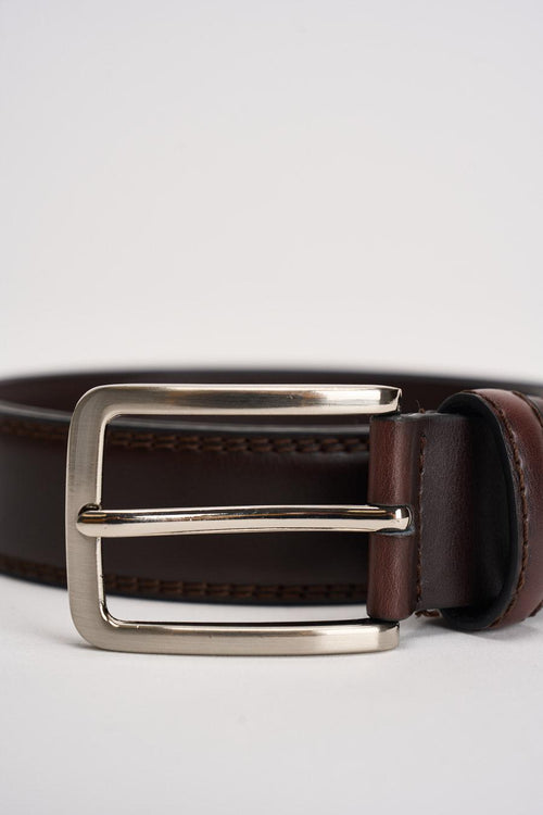 Cintura uomo marrone in pelle - 2