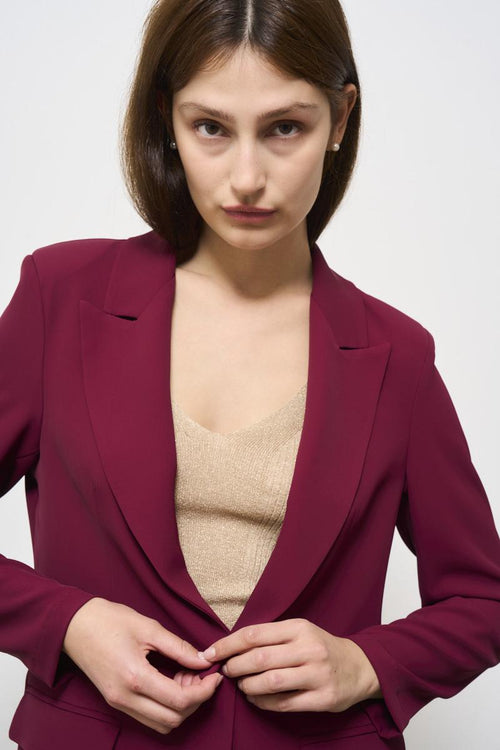 Giacca donna bordeaux - 2