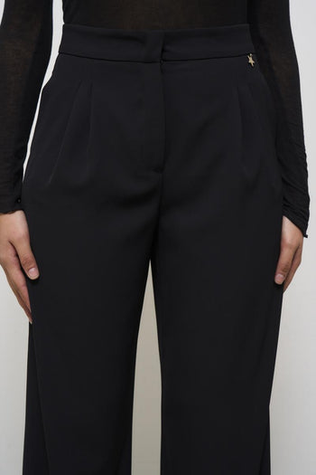 Women's black palazzo pants - 6