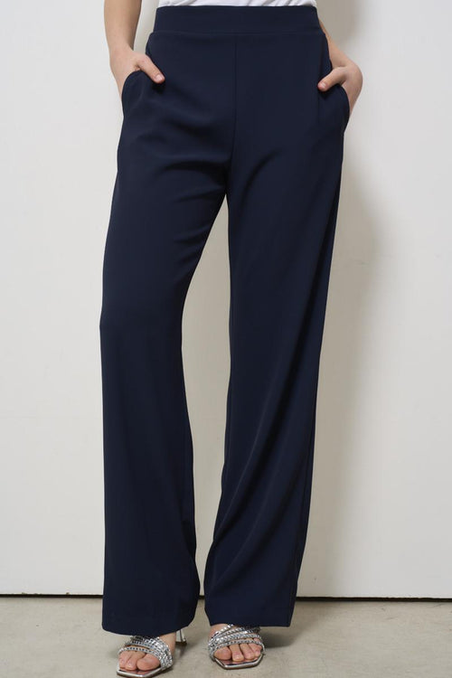 Women's midnight blue palazzo trousers