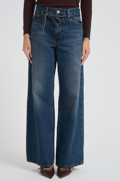 Jeans donna xl Straight in denim scuro