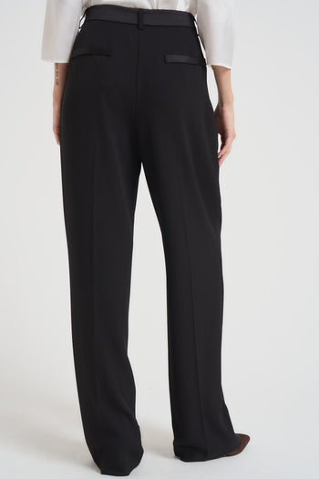 Pantalone donna a palazzo nero - 3