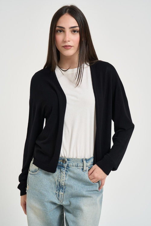 Cardigan donna nero