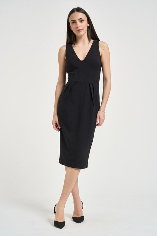 Abito donna midi nero