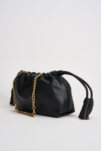 Borsa donna in ecopelle nera - 5