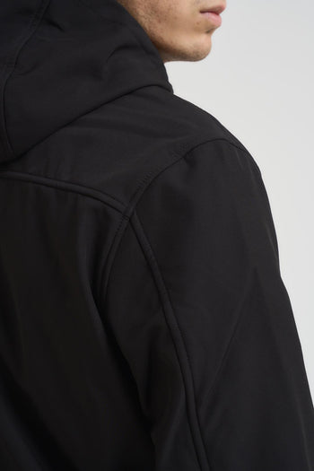 Giubbotto uomo con cappuccio nero - 3