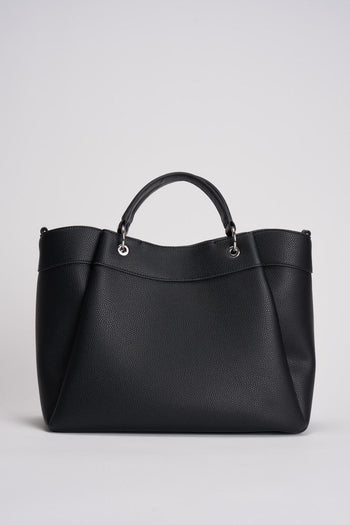 Borsa donna shopper nera - 3