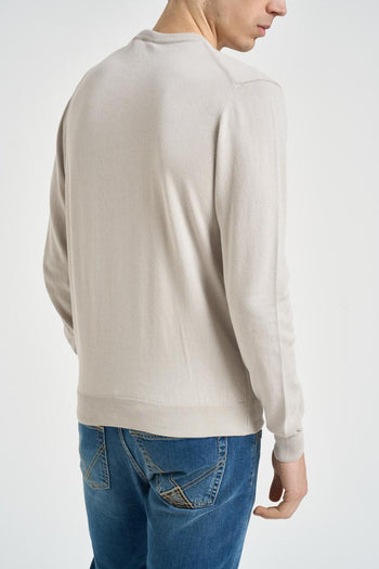 Maglia uomo girocollo burro - 3
