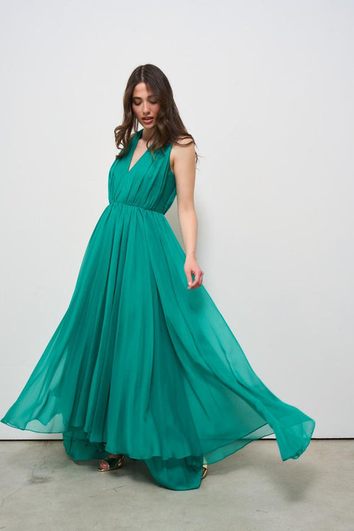 Abito donna lungo verde - 2