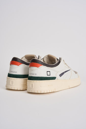 Sneakers uomo Torneo bianco e beige - 7