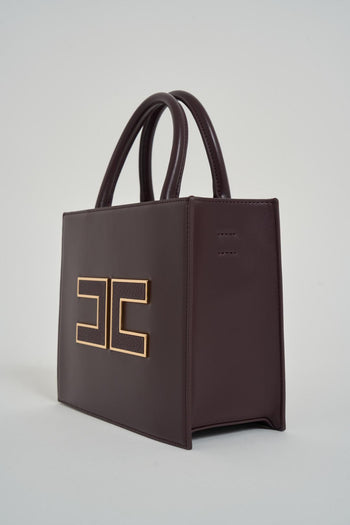 Borsa donna a mano bordeaux - 3