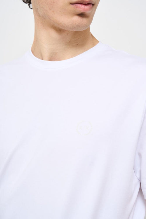T-shirt uomo girocollo bianca - 2