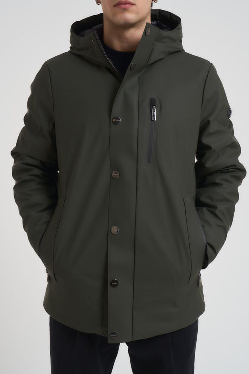 Giubbotto uomo verde militare